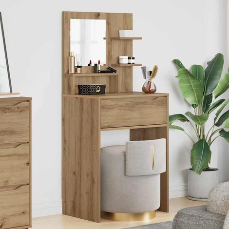 vidaXL Tavoli da Trucco per Camera da Letto Rovere artigianale (1/5)