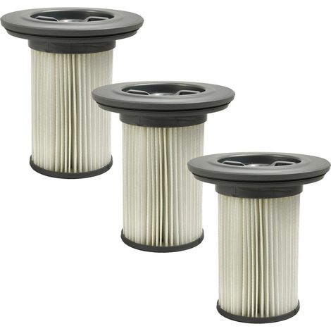 vhbw 3x Faltenfilter kompatibel mit Bosch BBS1114/02, BBS1114/03, BBS11114AU/03, BBS11114AU/02, BBS1114CN/01 Staubsauger - Patronenfilter Grau (1/4)