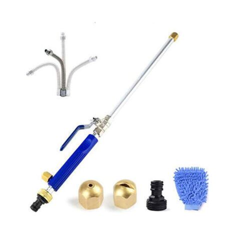 Laveuse électrique, nettoyage de vitres en verre, pulvérisateur d'arrosage extensible pour la maison, le jardin, la voiture, lavage à l'eau, buse de laveuse électrique à hydrojet… (1/4)