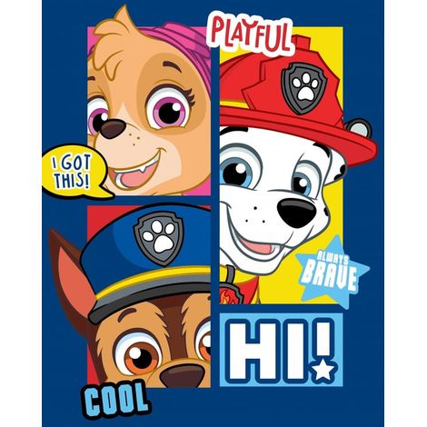 Couverture polaire Pat' Patrouille 100x140 cm - Douceur et chaleur pour les enfants
