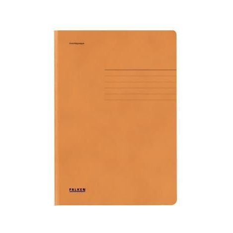 Falken Jurismappe 80001472 DIN A4 3 rabats carton orange (1/5)