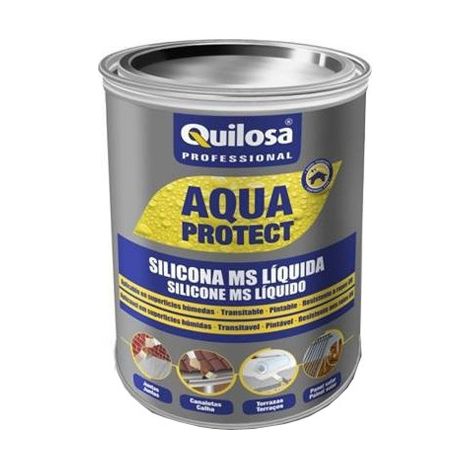 Bouteille de 1 kg de silicone liquide gris ms 03061/01313 quilosa (1/2)