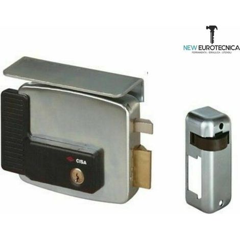 Serratura elettrica per cancello cisa 11721 elettroserratura dx e sx misure ass codice: mano sinistra entrata 70 mm