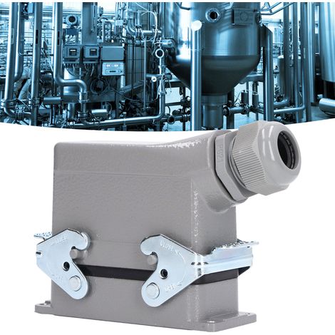 Hochfester, wasserdichter Rechteckstecker HDC-HE-016-1-PG21 16 A/500 V (1/5)