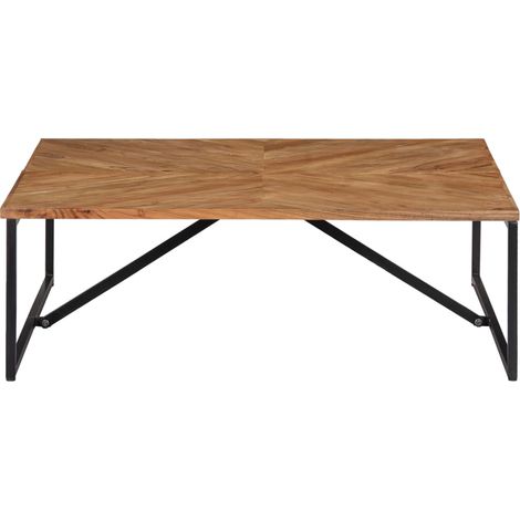 Table basse，Table d'appoint，Table de Salon 110x110x36 cm Bois d'acacia solide CFW40912 (1/5)