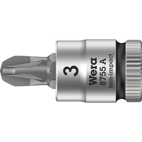 Embout de tournevis WERA 1/4" Pozidriv PZ3x28mm Zyklop (1/5)
