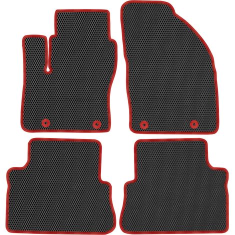 Tappetini dedicati per Ford C-Max I dal 2003 al 2010 - EVA A NIDO D'APE NERI (1/5)