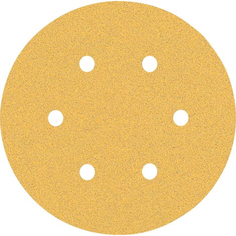 Bosch Schleifblatt C470, 150 mm, 400, 8 Löcher, Klett, 5er-Pack