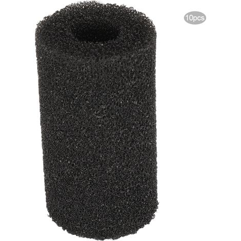 Lot de 10 éponges filtrantes remplaçables pour filtre d'aquarium, pompe à eau, mousse biochimique en coton (1/5)