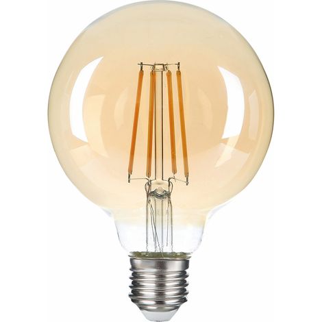 Bombilla de LED globo G80 Vintage 7W E27 2500K (1/3)