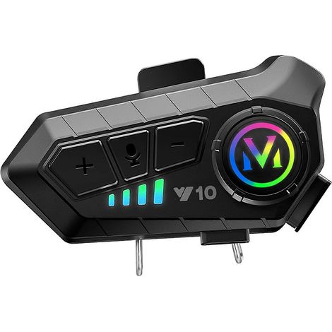 Écouteurs sans fil HiFi BT 5.3 pour casque de moto, compatibles avec les casques intégraux. (1/5)