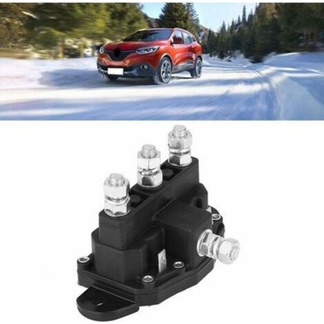 Interrupteur De Solénoïde - Relais Moteur Pour Treuil - Compatible Avec Treuils Électriques 12 V Et 24 V - 1 Pièce (1/5)