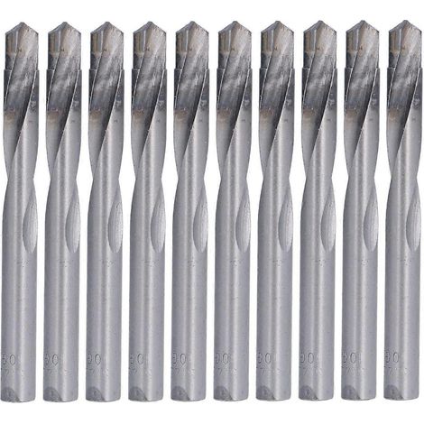 10 Stück Schaftfräser aus Wolframstahl, hohe Härte, verschleißfest, vielseitig einsetzbar, CNC-Fräser