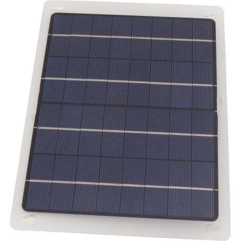 10-W-Monokristallin-Solarpanel-Ladegerät, 18 V, 50 A, zwei USB-Anschlüsse mit MPPT-Regler, Solarpanel-Set für den Außenbereich und für Autos (1/5)
