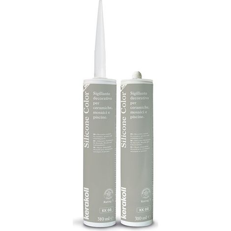 Silicone color kk66 ml 310 sigillante decorativo per ceramiche e mosaici