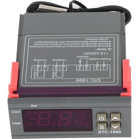 Thermostat Digital STC-1000 avec Régulateur et Alarmes (1/5)