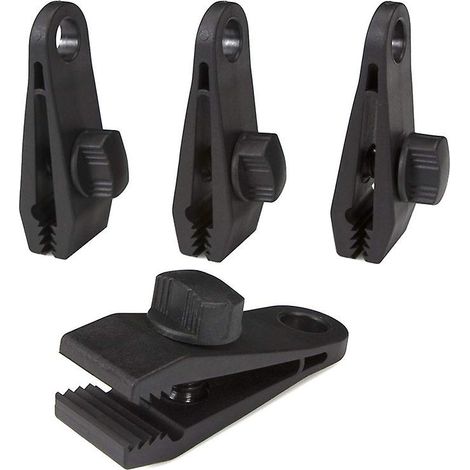 Lot de 10 clips de fixation pour bâche, accessoires de camping résistants au soleil et au vent (1/4)