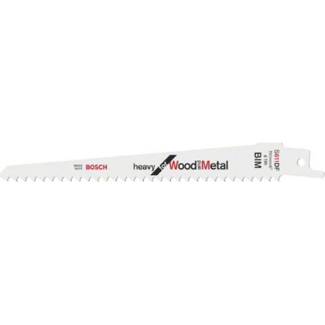 BOSCH HOJA DE SIERRA SABLE S 611 DF HEAVY FOR WOOD AND METAL
