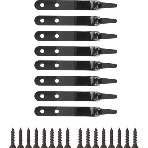 Lot de 8 Crochets Métalliques en Fer 58 Mm de J, Crochets de Rangement pour Paniers à Fleurs et Porte-manteaux Muraux, Accessoires de Décoration Intérieure Cuisine, Salle (1/5)