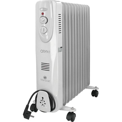 ORYX radiador aceite 2500w 11 elementos , Radiador de aceite con 11 elementos- Brinda una potencia de 2500W, ofreciendo modos de funcionamiento de 1000W, 1500W y 2500W para a (1/4)