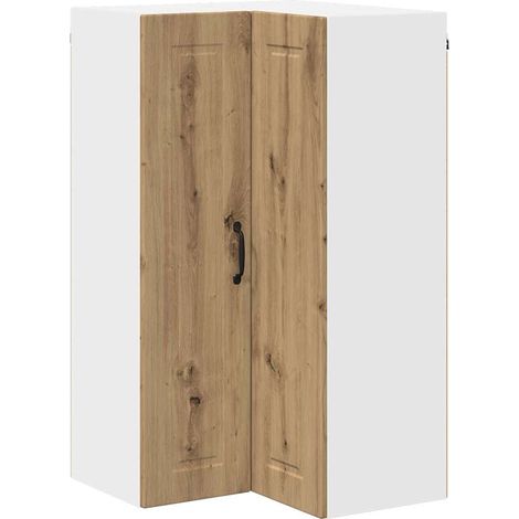 Meuble mural de cuisine，Armoire de cuisine Chêne artisanal 57 x 57 x 100 cm CFW29175 (1/5)