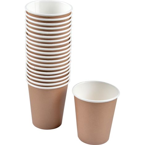 Set de 20 gobelets en carton Kraft