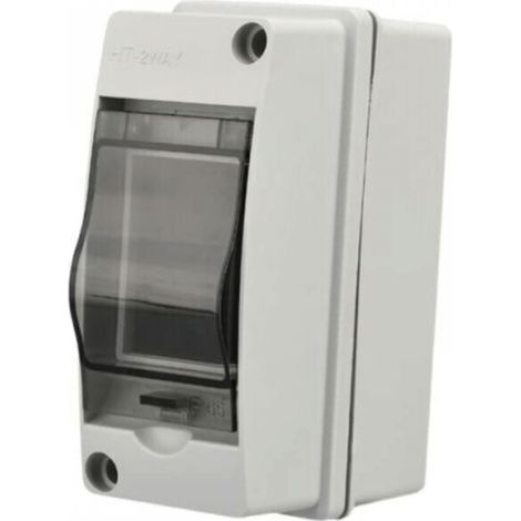 2 Modules, ABS de Surface en Plastique,Coffret Electrique Etanche Exterieur IP65, Boite de Boitier Etanche Electrique Exterieur, Armoire de Contrôle, Coffret Modulaire Boitier de Jonction (2 Way) (1/5)