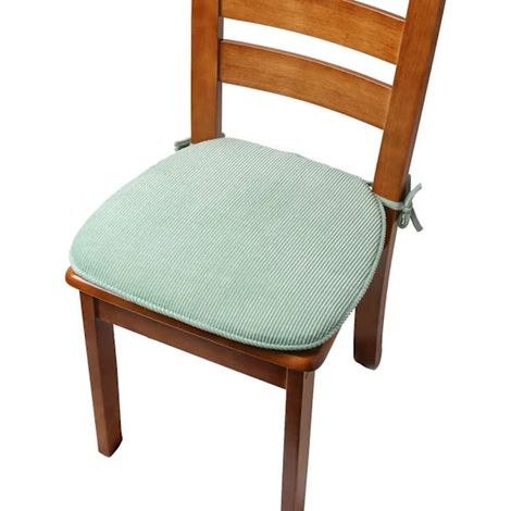 Filiyano-Coussin de chaise avec attaches, antidérapant pour chaises de cuisine, coussin et galette de chaise de salle à manger, tapis doux et (1/5)