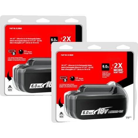 Batterie, 18V, capacité de 6,0Ah, Beige, 18V-a (1/2)