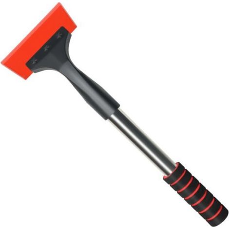 (Rouge) Grattoir à Glace pour Voitures, 39cm Grattoir à Neige avec Manche Antidérapant, Grattoirs à Neige Et à Glace Allongés pour Pare Brise De Voiture Et Fenêtre dAccueil (1/5)