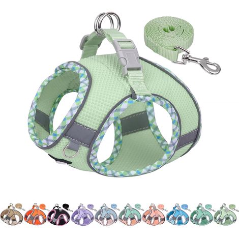 Harnais Anti-Traction Confortable et Léger avec Laisse pour Chien et Chat (1/5)