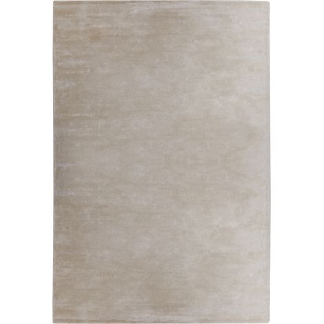 Alfombra moderna hecha a mano de pelo corto para sala de estar y oficina beige claro 200 x 300 cm Gesi II