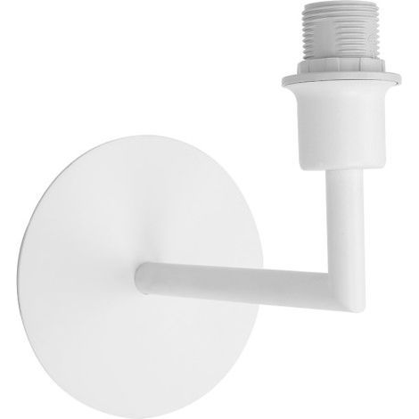 Fabrilamp – Applique murale chambre E14 blanche 17x12x17,5 cm – Métal – Design épuré pour décoration intérieure – Idéale pour espaces modernes