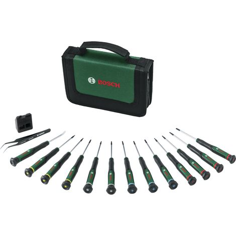 Bosch Hand Tools Precision Screwdriver Set 15-Piece 1600A039J4 (1/5)