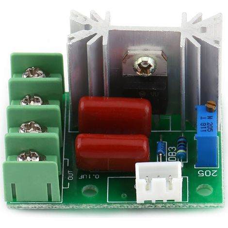 Régulateur de tension électrique SCR 50-220 V CA 2000 W, contrôleur de température/vitesse de moteur, variateur de lumière