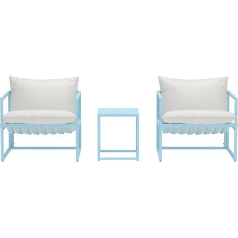 Messina Loungeset hellblau.