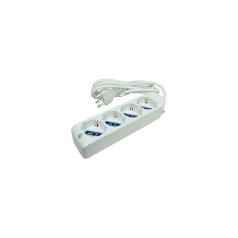MULTIPRESA 4 POSTI CON SCHUKO - 1 blister SYNTESY