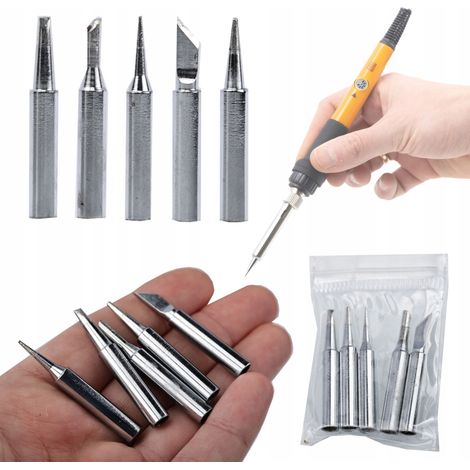 Set Punte per Saldatura 900M Rosfix – Precisione e Durata  Ø 6mm, L 26mm  Compatibile con Stazioni YIHUA WEP ROSFIX 936 858D 853D 878D