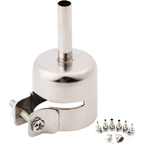 Kit 8 Embouts pour Pistolet à Air Chaud Station de Soudage Réparation 3/4/5/6/7/8/10/12mm (1/5)