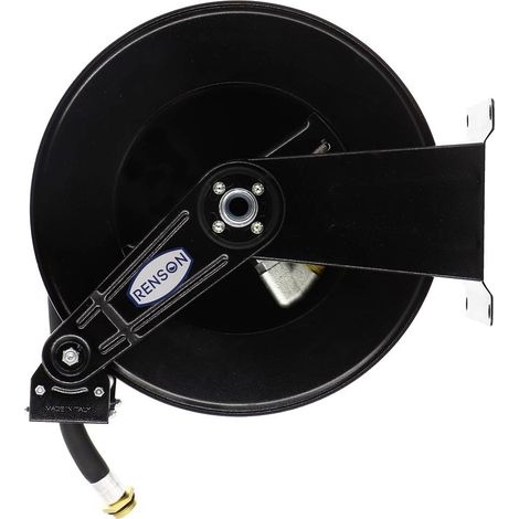 ENROULEUR ACIER POUR GASOIL EQUIPE FLEXIBLE 10M EN 3/4'' RENSON (1/4)