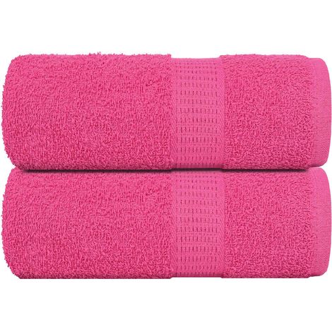 Gants de toilette FROGN, lot de 2, roses, 30 x 30 cm, 360 g/m²