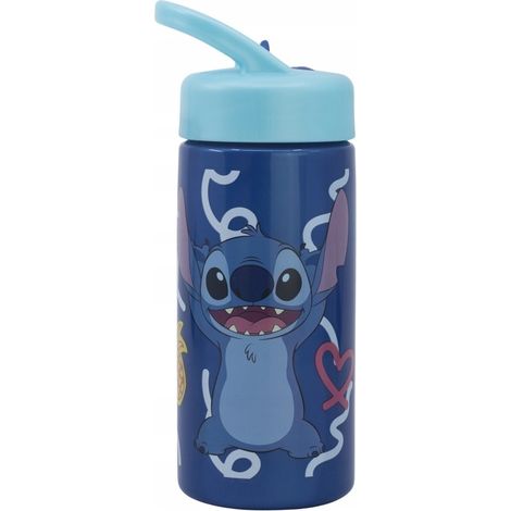 Bouteille en plastique Lilo et Stitch de 410 ml avec bec verseur