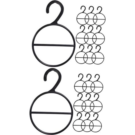 Bardusch-Lot de 20 pour Cintres À Foulards Ceintures Cravates Rangement pour Écharpes Garde-Robe (1/5)