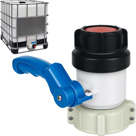 Adaptateur IBC robinet boisseau sphérique IBC DN50 75 mm Accessoire réservoir Robinet vidange Robinet d arrêt conteneur IBC jardin (1/5)