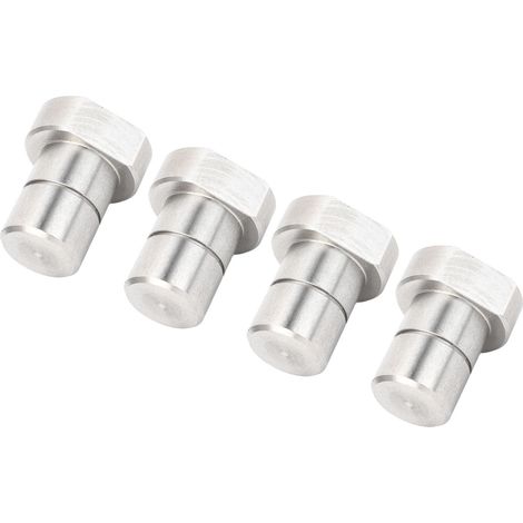 Lot de 4 chiens d'établi inox 19mm pour perceuses MFT, accessoires bois travail non glissants (1/5)