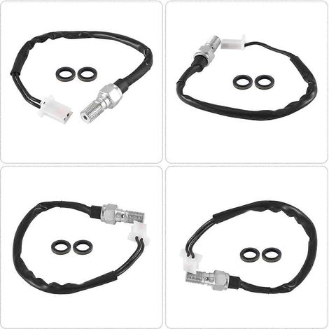 Contacteur de pression de feu stop hydraulique pour moto, vis banjo M10, compatible Honda, Kawasaki, Yamaha et Niss (1/5)