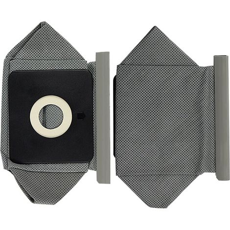 Deux sacs d'aspirateur universels, accessoires d'aspirateur réutilisables, accessoires de remplacement de sac à poussière non tissé, 11x10cm (1/4)