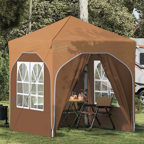 vidaXL Pop-up Party Tent 192 x 192 x 245 cm Beige