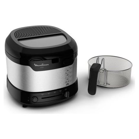 Moulinex UNO AF215D10 friteuse noir et inox 1.8 L (1/5)