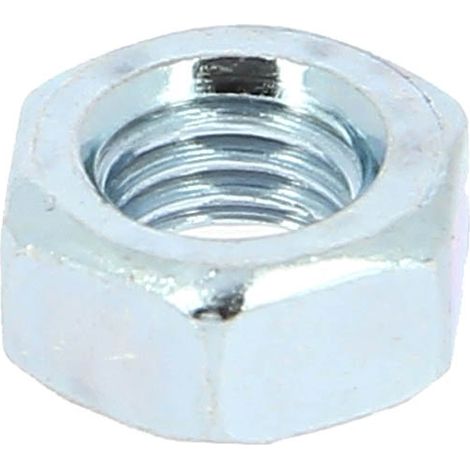 Ecrou 6 pans AZ acier zingué 8x125 Ø8mm - 100 pièces